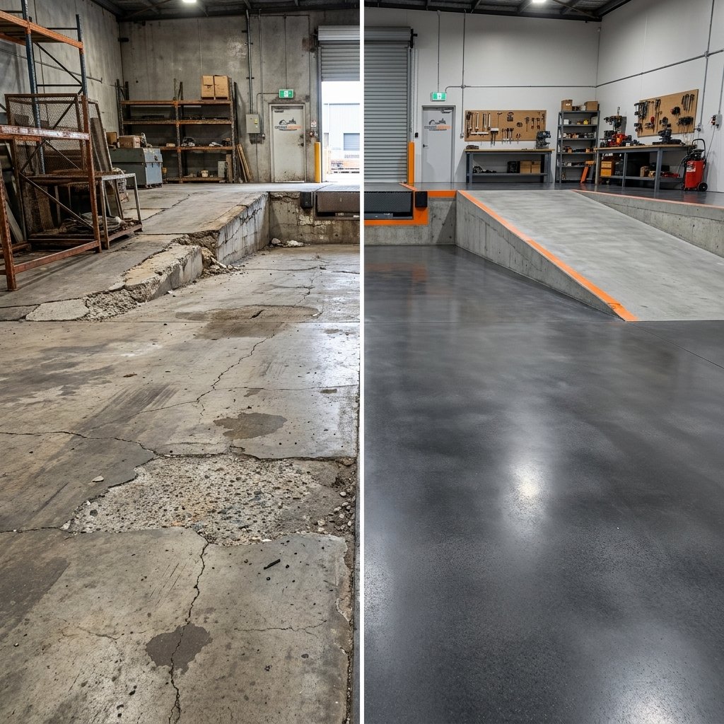 Concrete Driveways South Auckland - Before & After 4