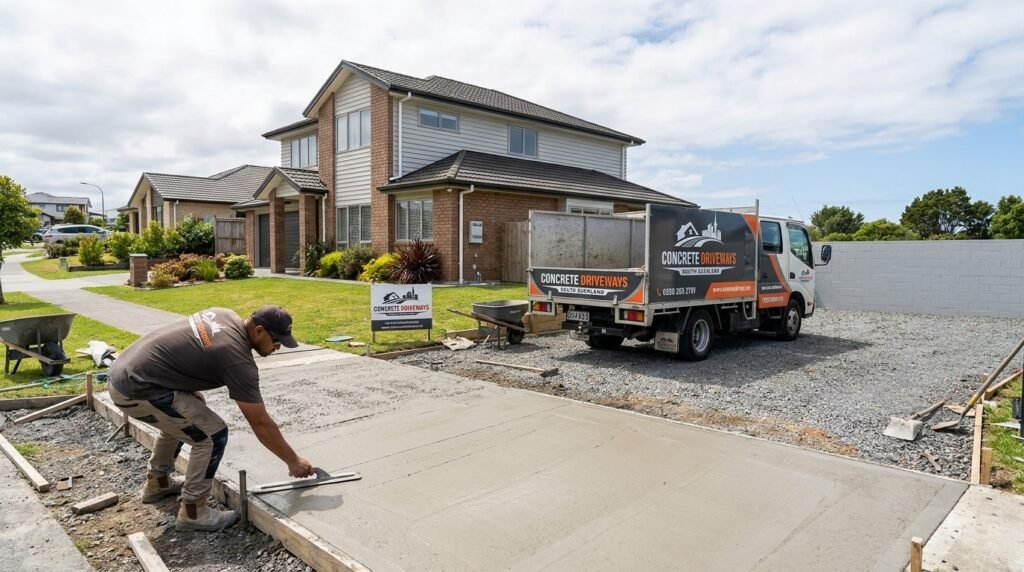 Concrete Driveways South Auckland - Residential 1